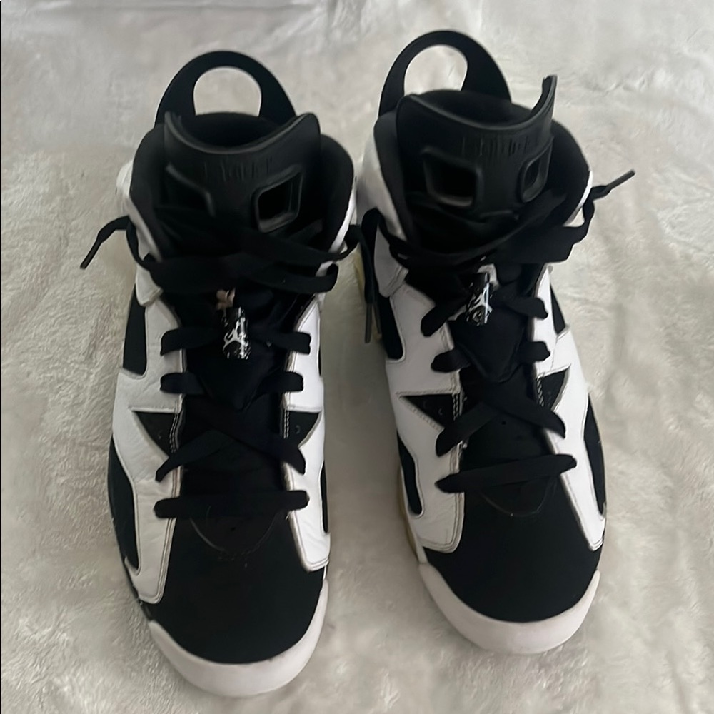 Black and White High-Top Sneakers